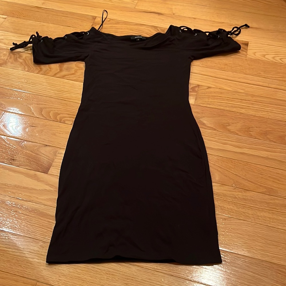 Black bodycon sexy black dress Small